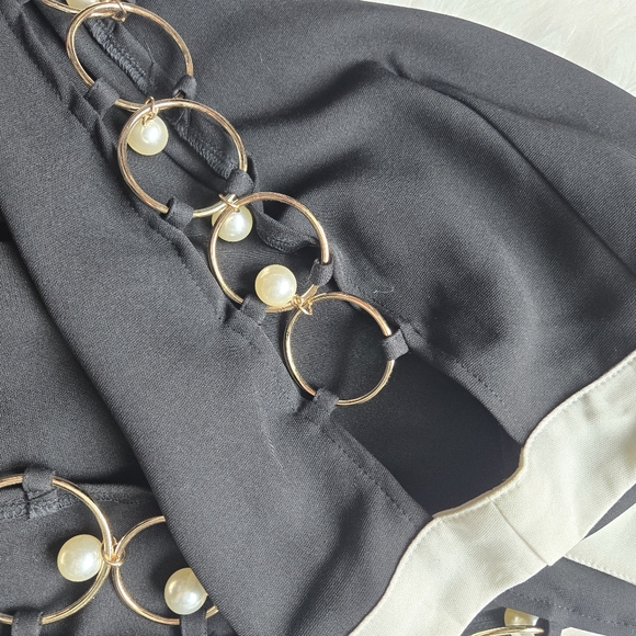 Blithe LA Pearl / Side Slit Dress Pants Size Large - Picture 6 of 7